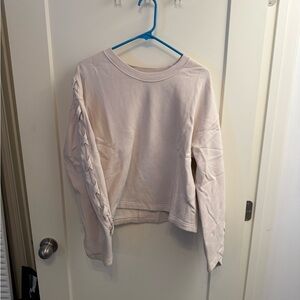 Lululemon Athletica Cream crew sweatshirt
